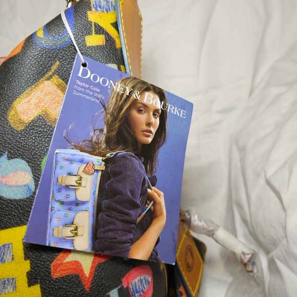 Dooney & Bourke Colorful Lettered Shoulder Bag - Picture 14 of 14